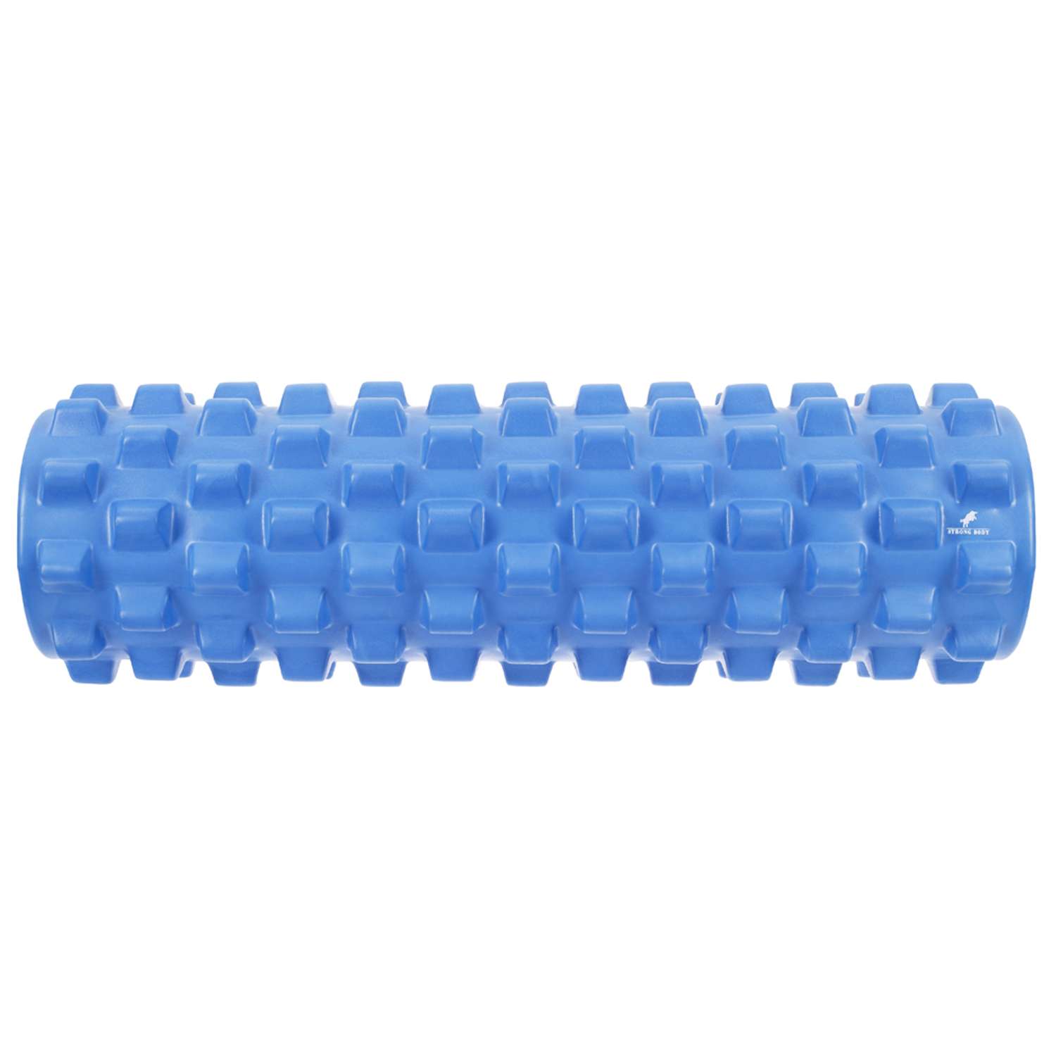 Ролик массажный STRONG BODY с шипами спортивный для фитнеса МФР йоги и пилатеса 45х14 см синий - фото 3