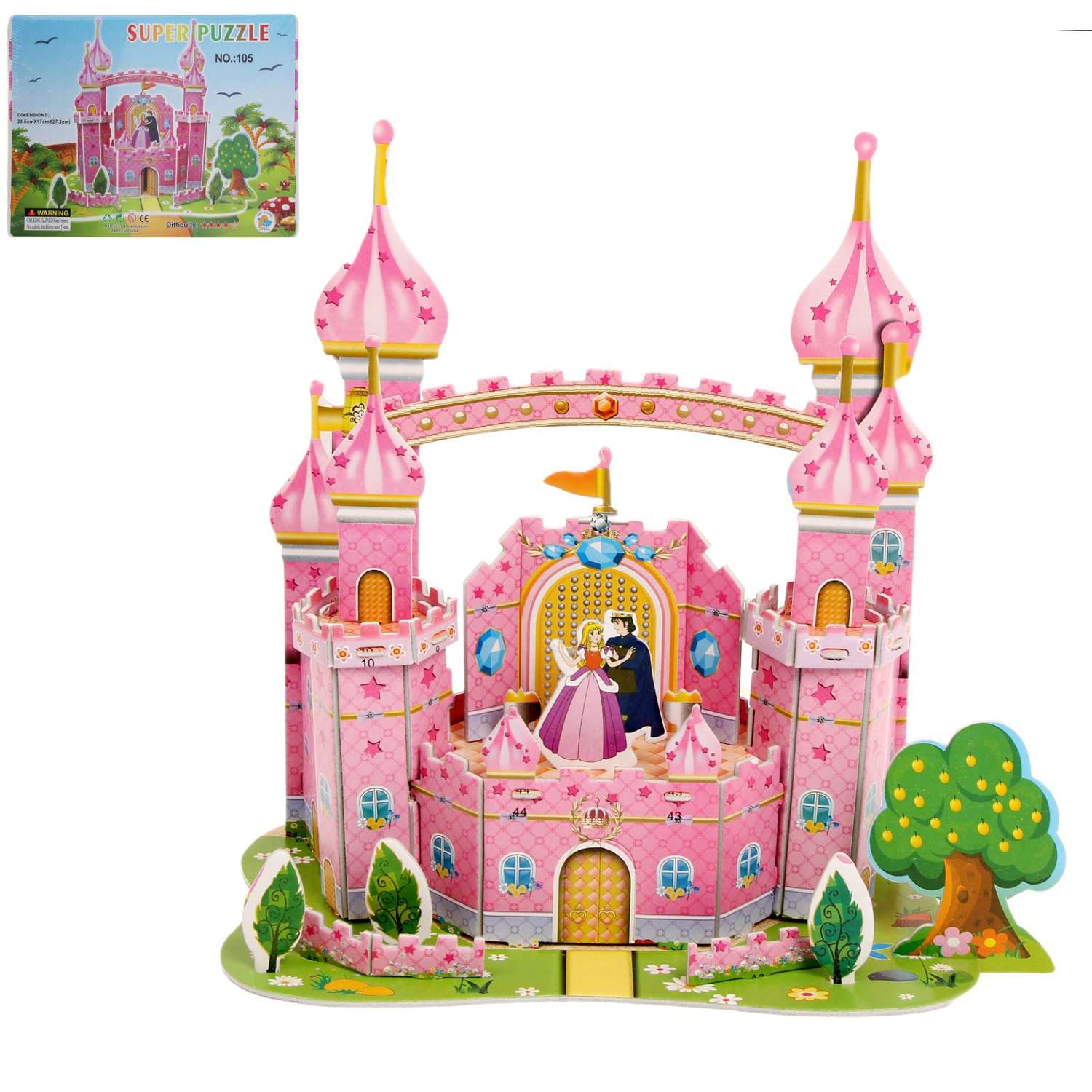 Сборная модель Sima-Land 3D Замок принцессы - фото 1