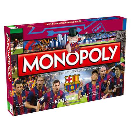 Настольная игра Monopoly монополия ФК Барселона