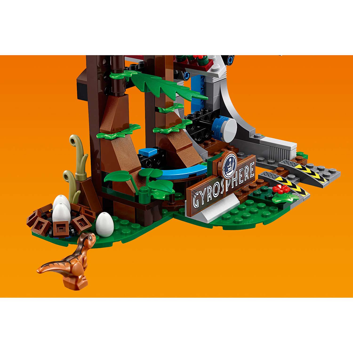 Конструктор LEGO Jurassic World Побег в гиросфере от карнотавра 75929 - фото 10