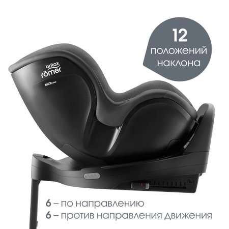 Детское автокресло Britax Roemer Dualfix PRO Style Mineral Grey с рождения до 4 лет ростом 40-105 см до 19 кг