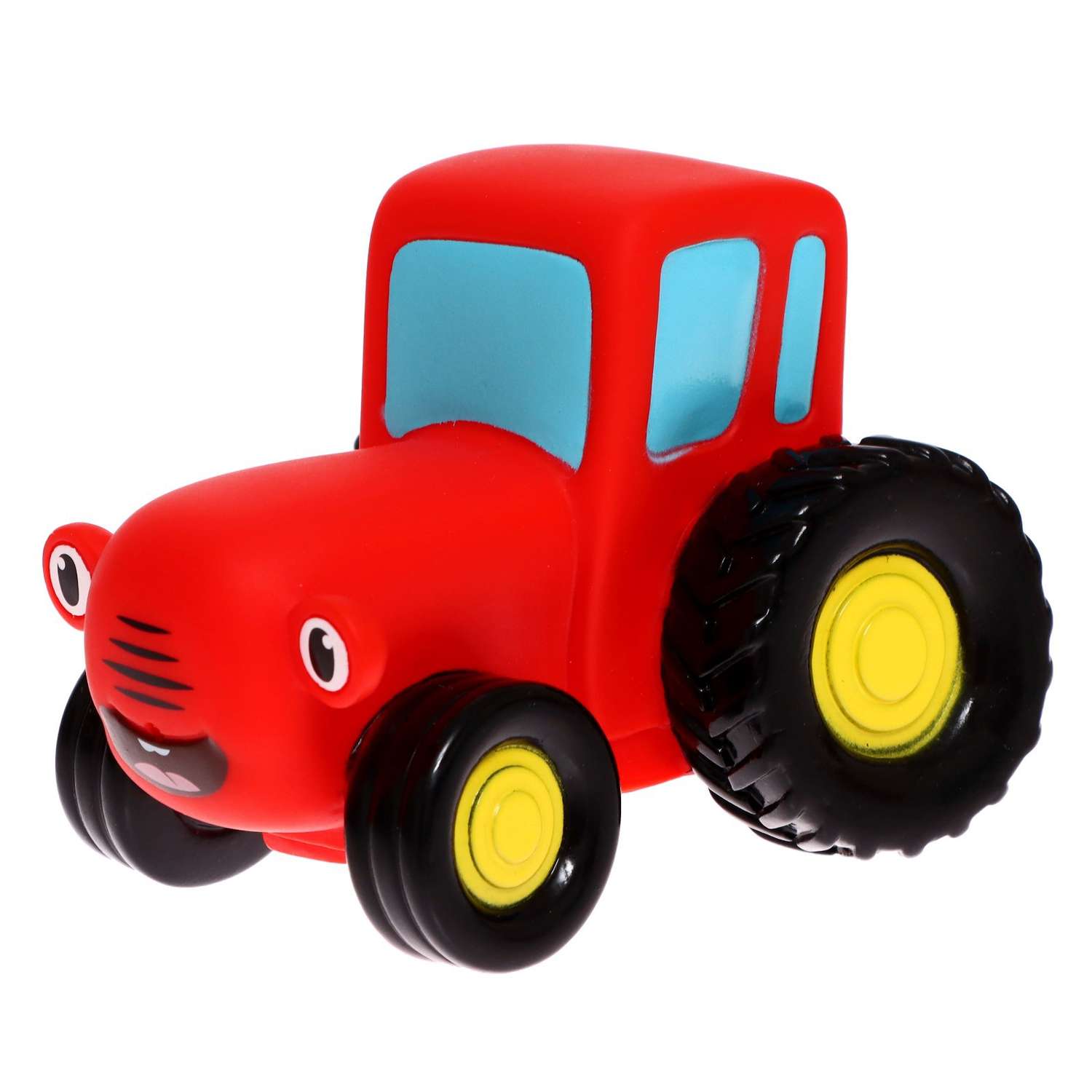 Игрушка для ванной Zabiaka «Синий трактор» цвет красный 10 см - фото 1