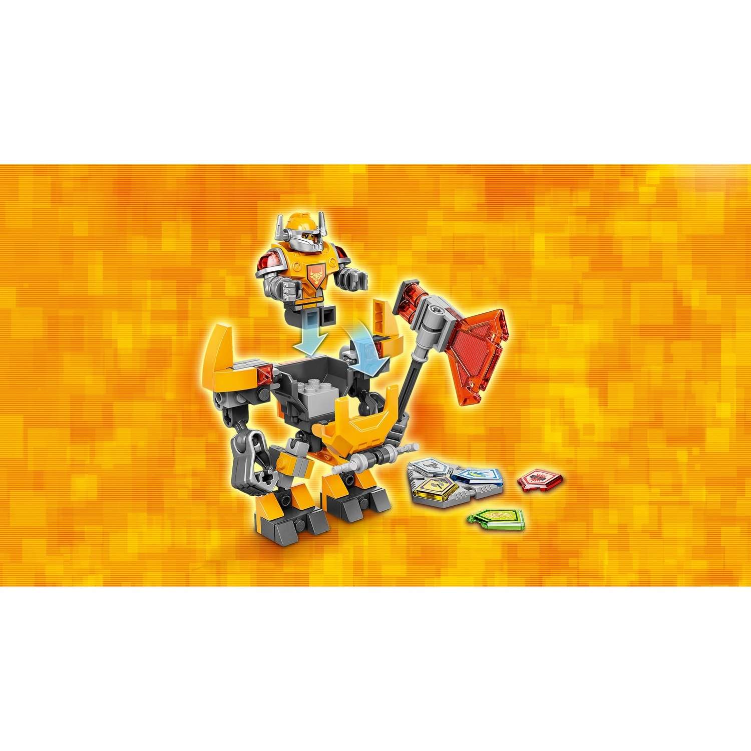 Конструктор LEGO Nexo Knights Боевые доспехи Акселя 70365 - фото 5