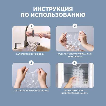 Форма пакетик для льда Paterra 109-006
