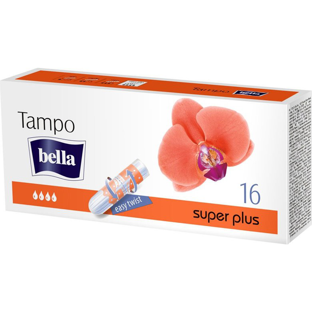 Гигиенические тампоны BELLA без аппликатора premium comfort Super Plus 16 шт - фото 1