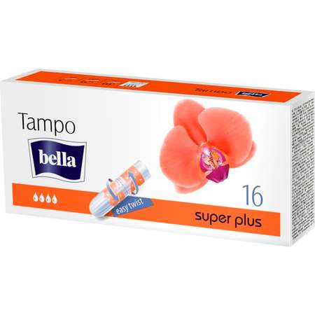 Гигиенические тампоны BELLA без аппликатора premium comfort Super Plus 16 шт