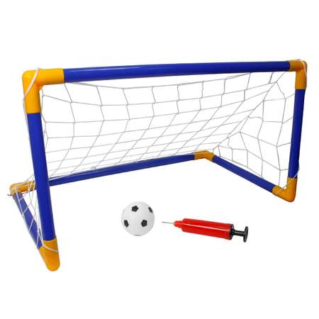 Игровой набор 1TOY Футбольные ворота с мячом и насосом