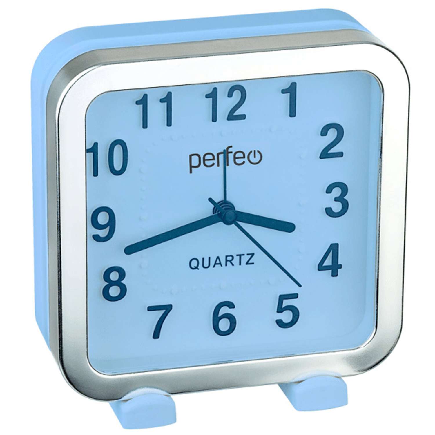 Часы-будильник Perfeo Quartz PF-TC-018 синие - фото 1