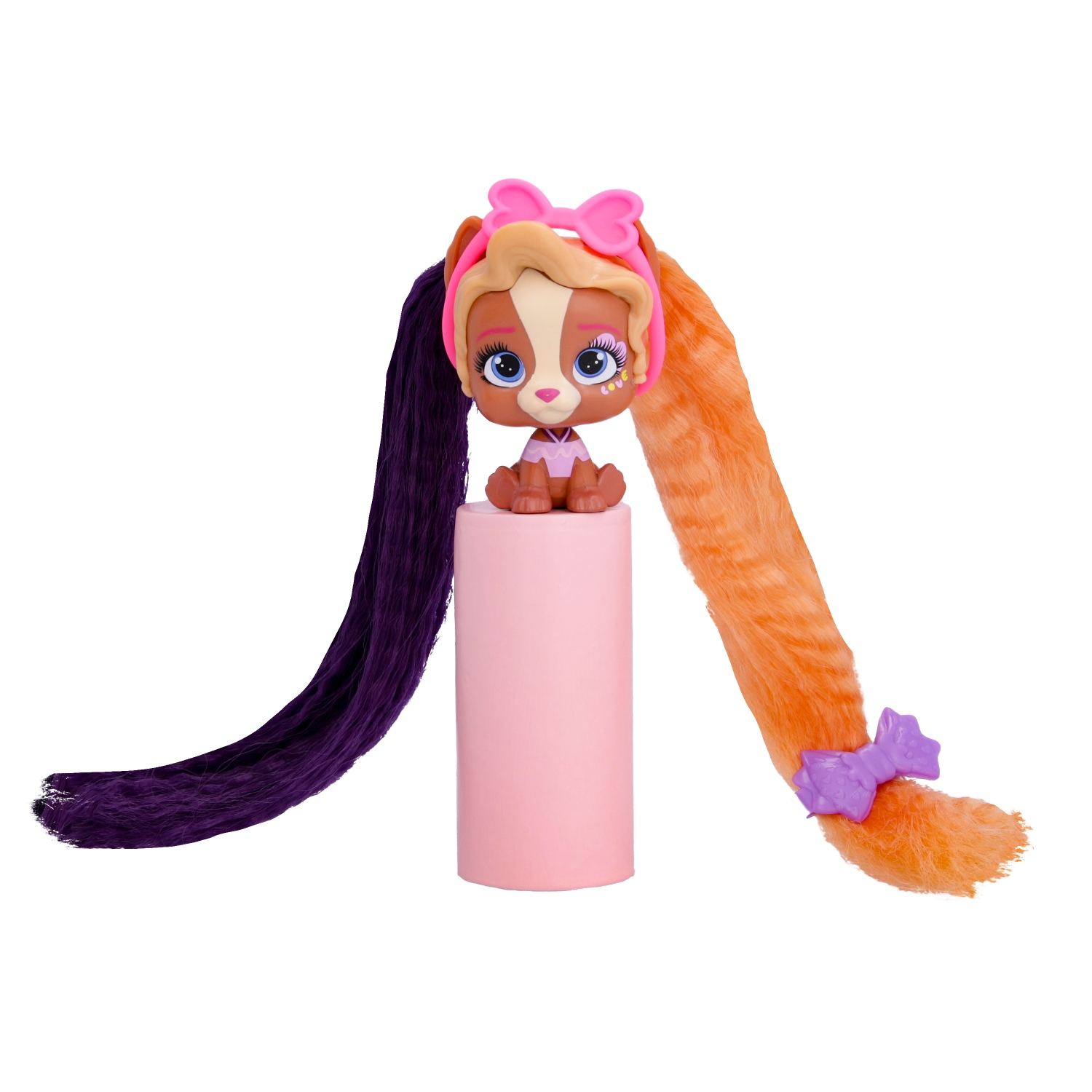 Фигурка коллекционная IMC Toys VIP PETS BOW POWER Модные щенки коллекция Мини Фаны ALISHA - фото 3