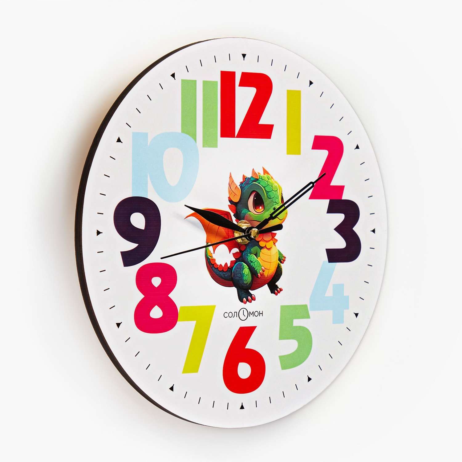 Часы настенные Соломон «Дракоша» d-23.5 см - фото 2