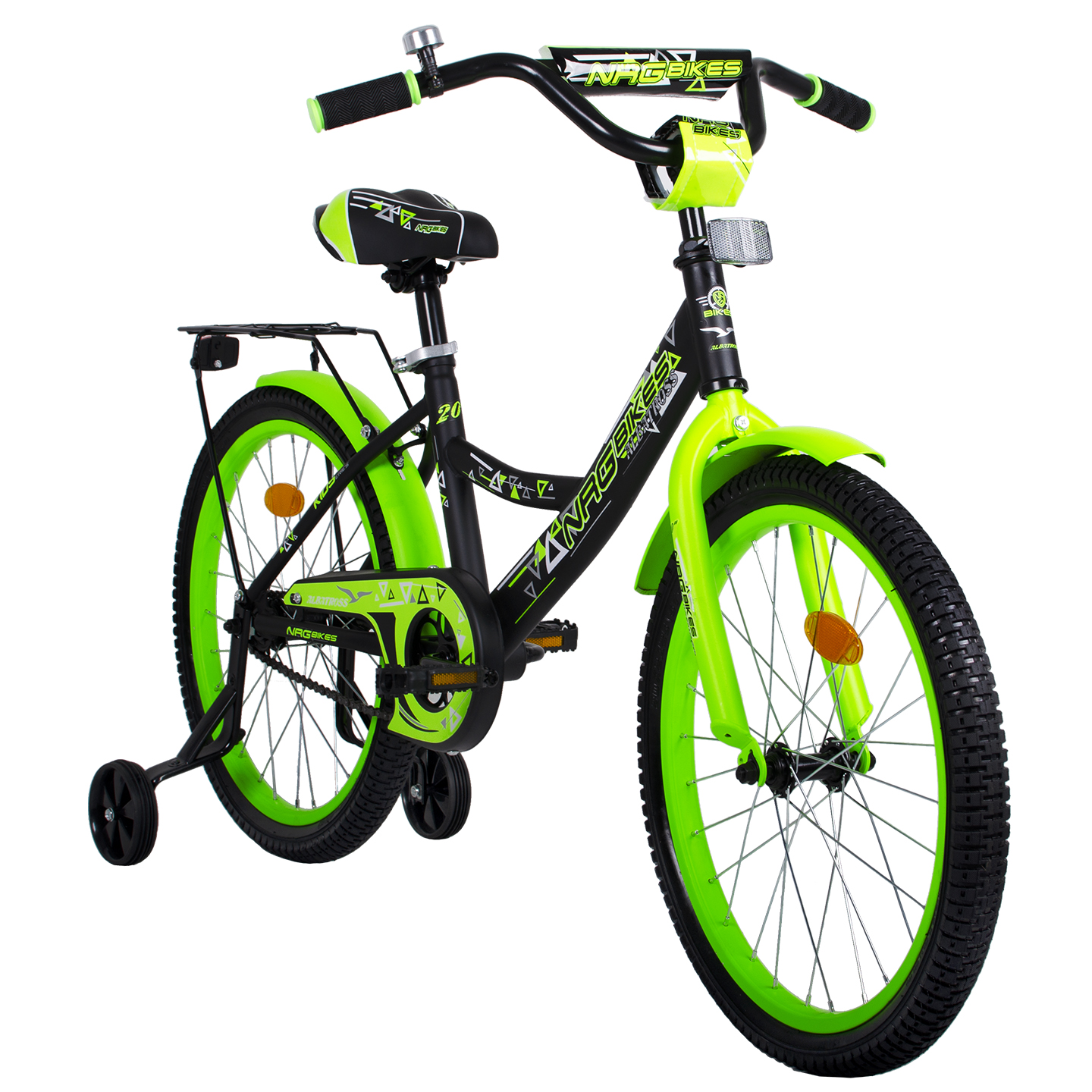 Велосипед NRG BIKES Albatross 20 black-green - фото 12