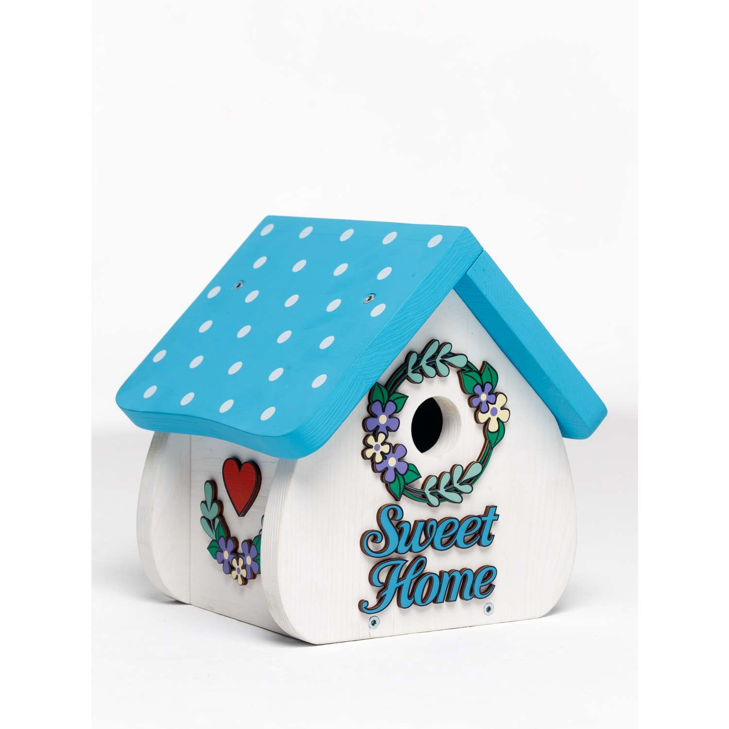 Скворечник Sweet home WOODING design набор с красками - фото 5