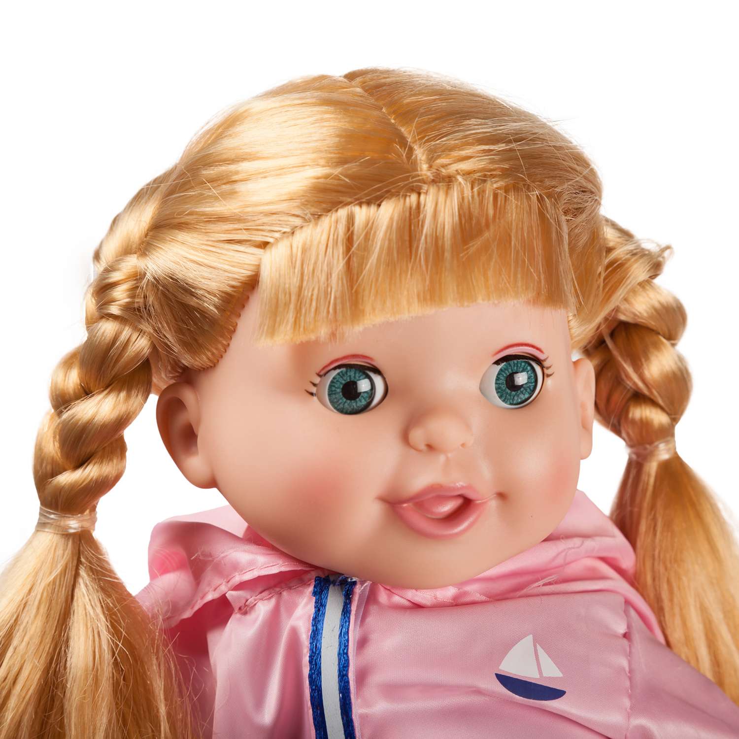 Кукла Demi Star Элизабет Блондинка в розовой ветровке синих штанах в белый горох 6104 - фото 2