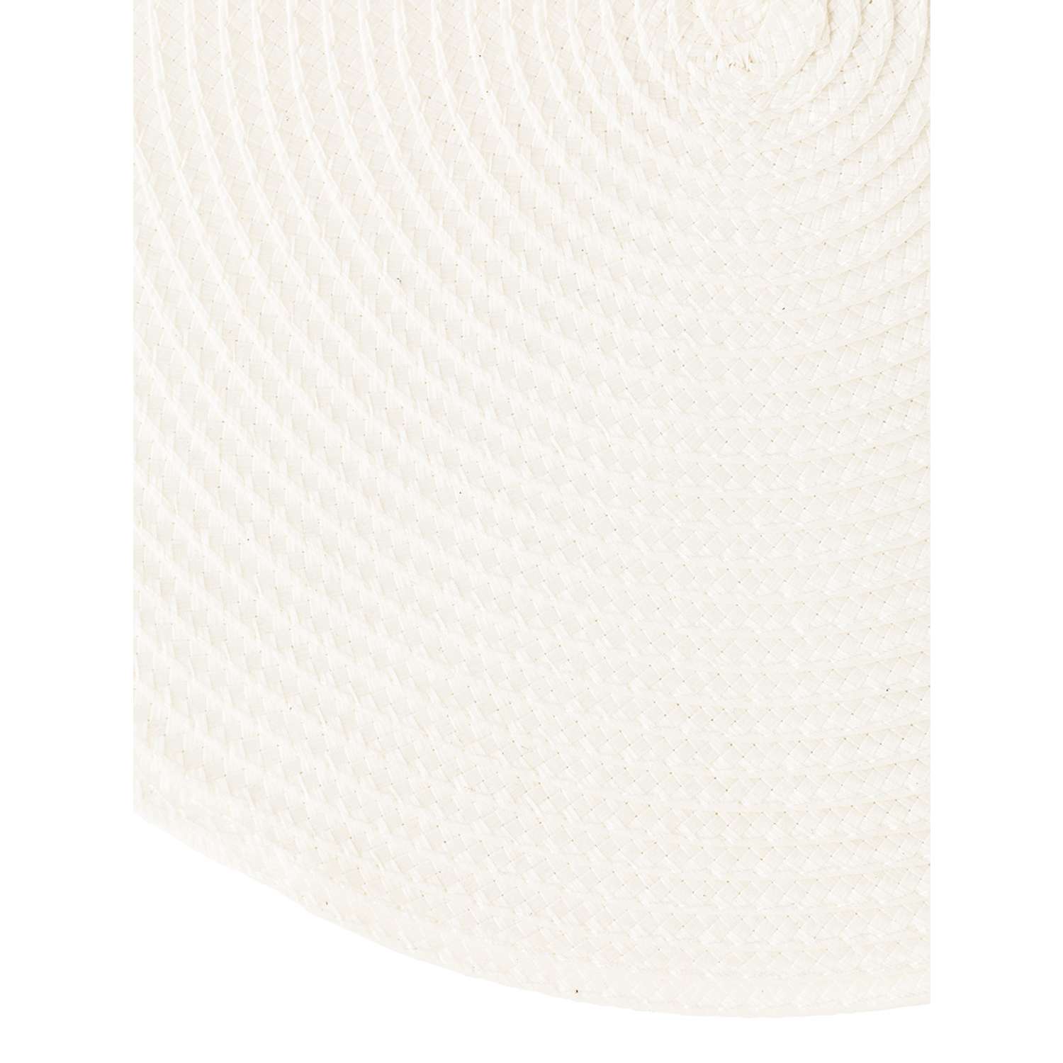 Салфетки сервировочные DeNASTIA плетеные 4 шт D32 см белый - фото 5