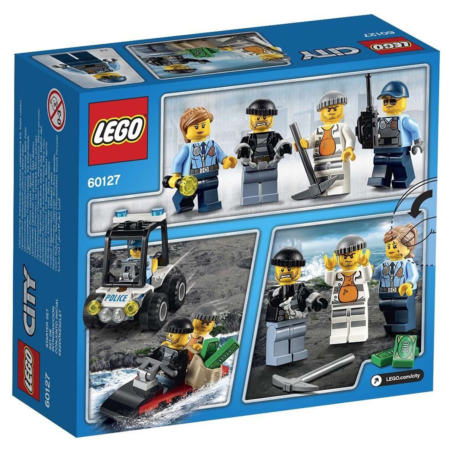 Конструктор LEGO City Police Набор для начинающих «Остров-тюрьма» (60127) - фото 3