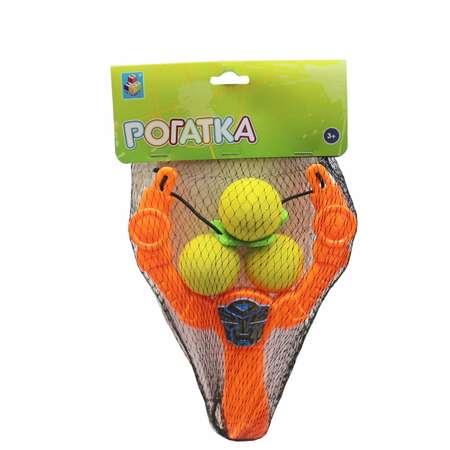 Игрушка 1TOY Рогатка с шариками