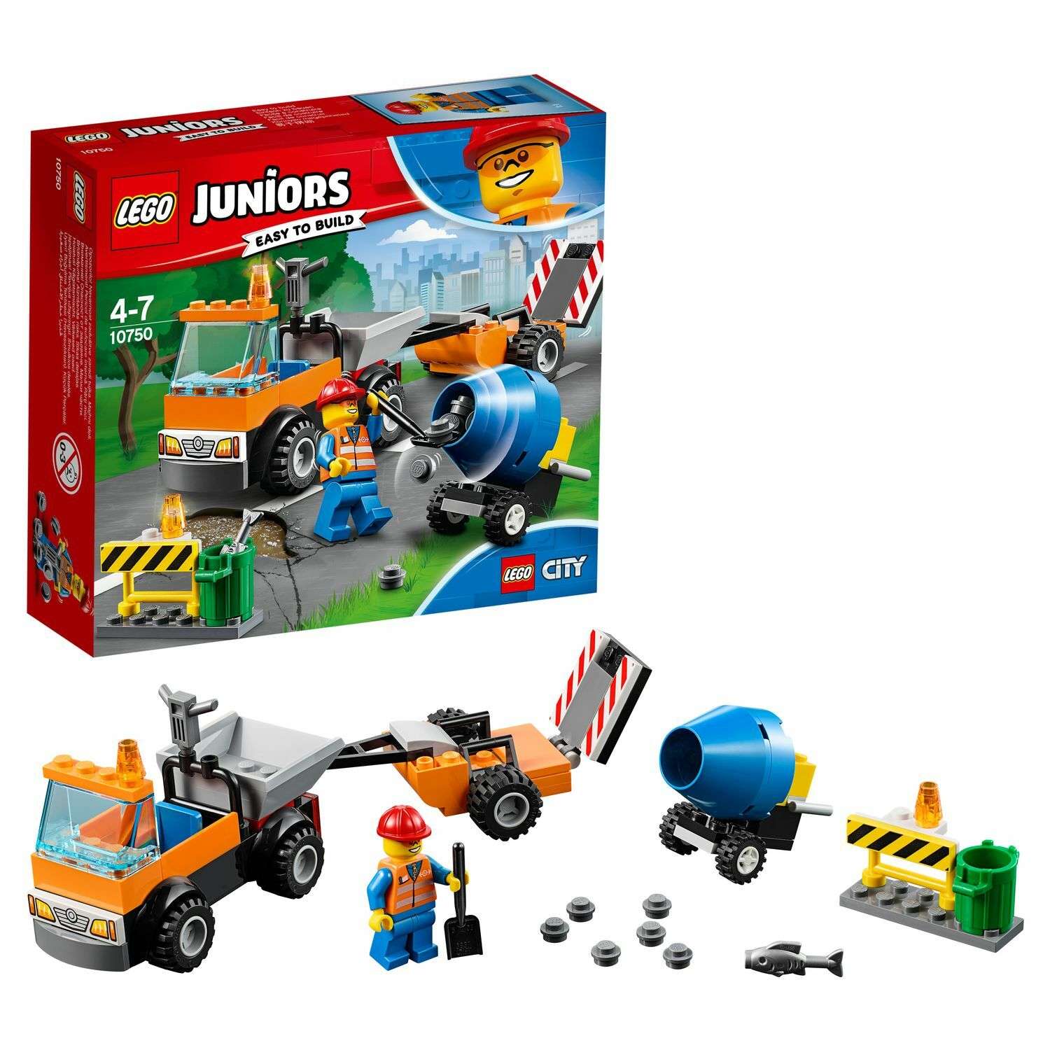 Конструктор LEGO Грузовик дорожной службы Juniors (10750) - фото 1