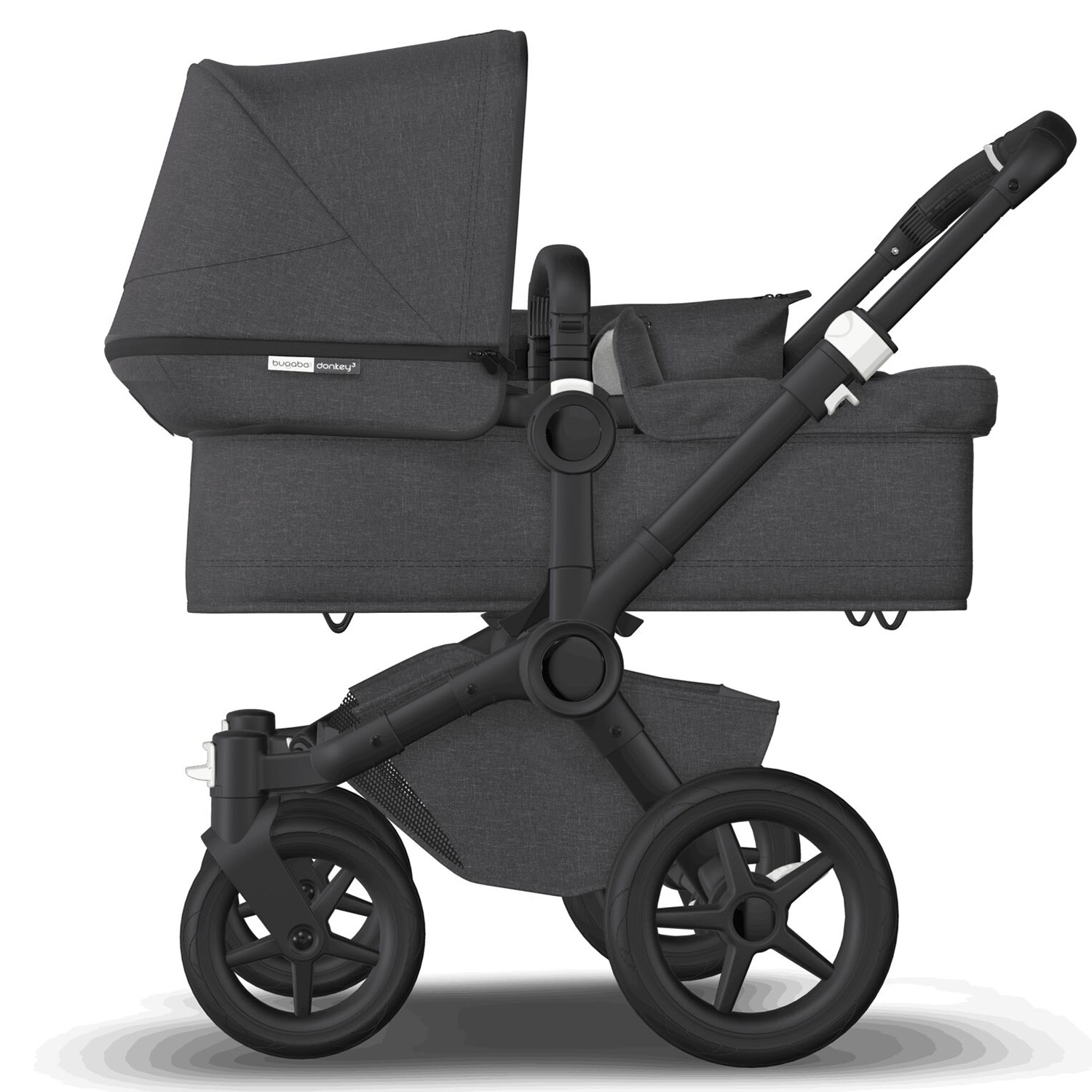 Коляска 2 в1 Bugaboo Donkey3 Complete Mineral Black-Washed Black 189154MC01 - фото 17