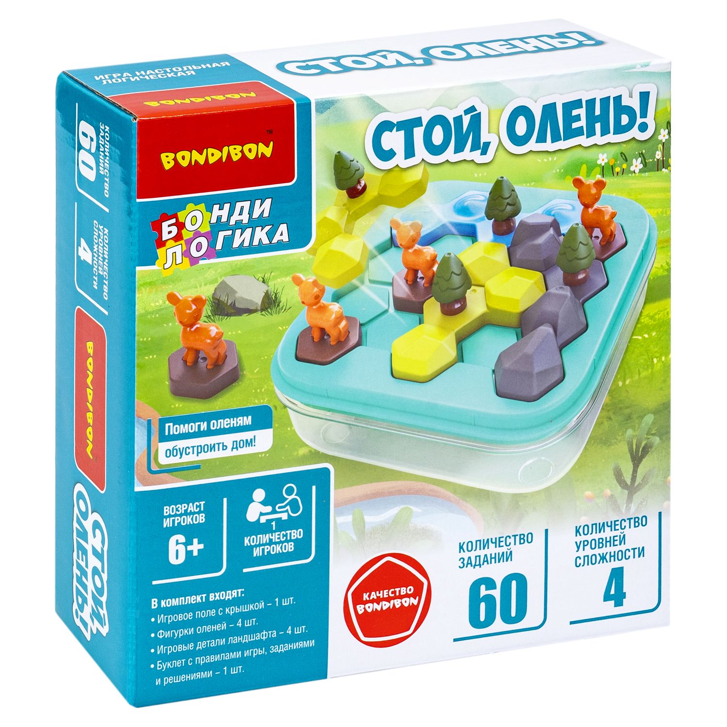 Игра логическая Bondibon Стой олень ВВ5835