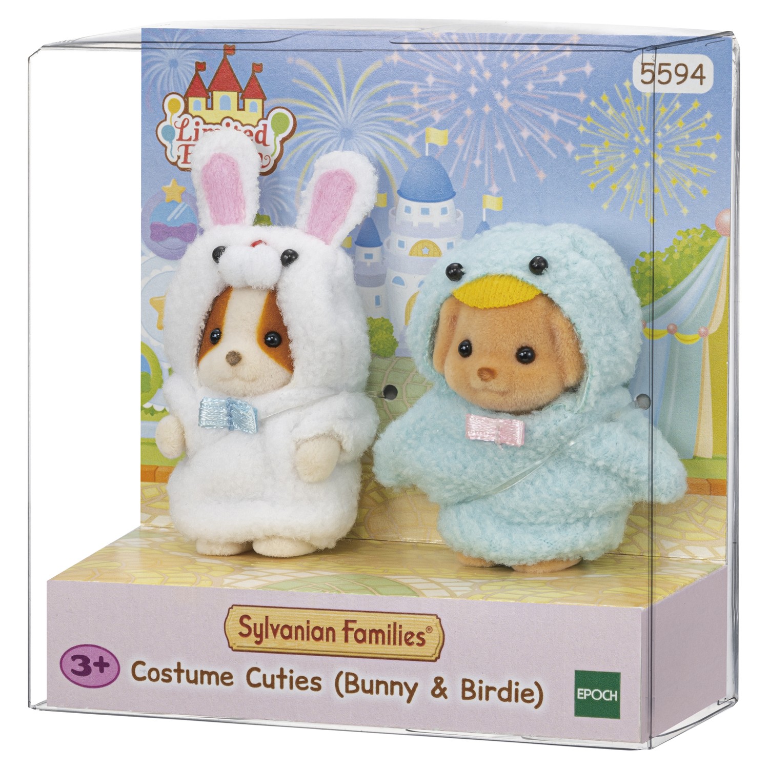 Набор игровой Sylvanian Families Малыши в костюмчиках Кролик и Птичка 5594  купить по цене 999 ₽ в интернет-магазине Детский мир