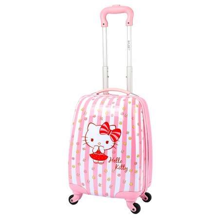 Детский чемодан BAUDET HELLO KITTY белый-розовый из поликарбоната 32 см