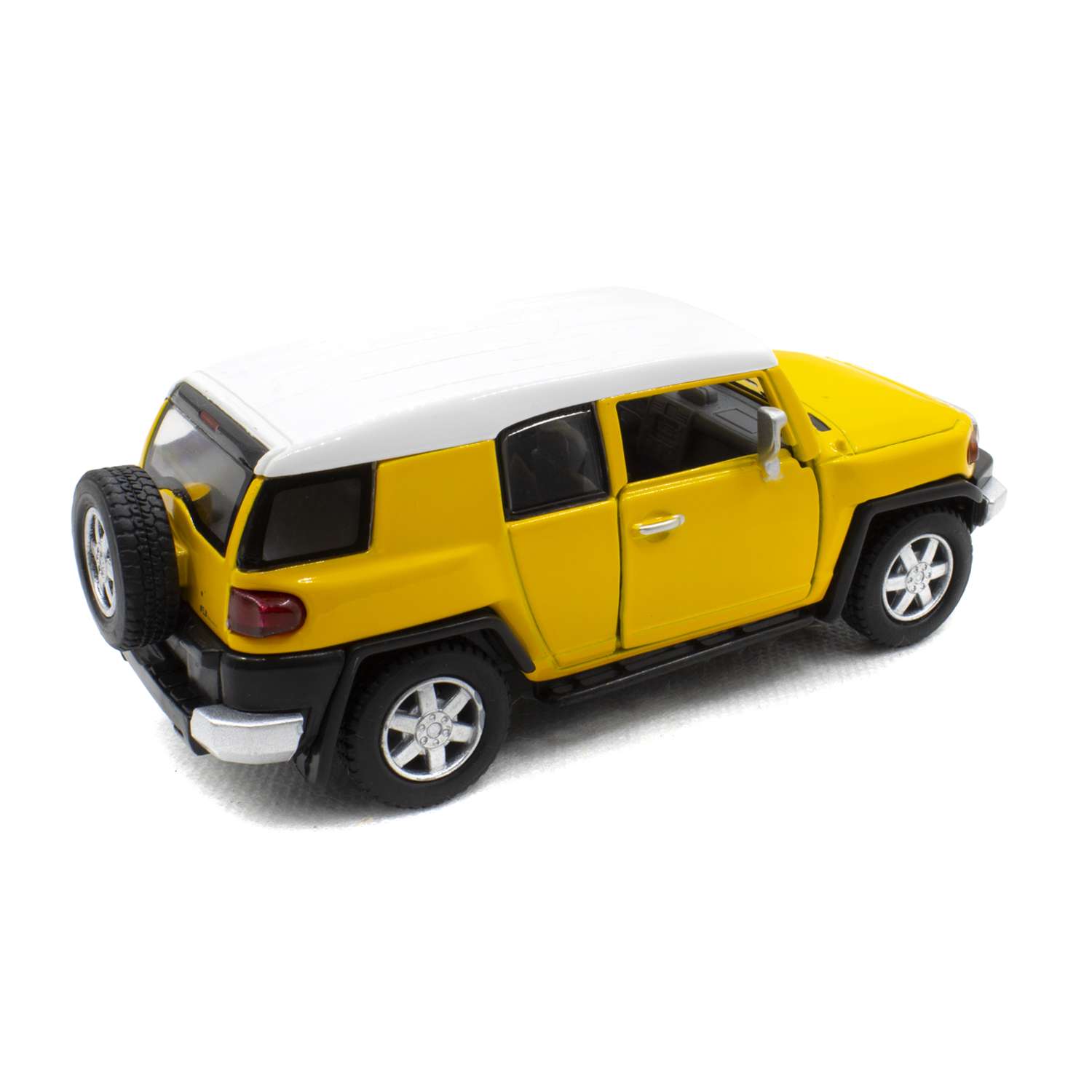 Модель автомобиля KINSMART Тойота FJ крузер желтый АМ001/5 - фото 3