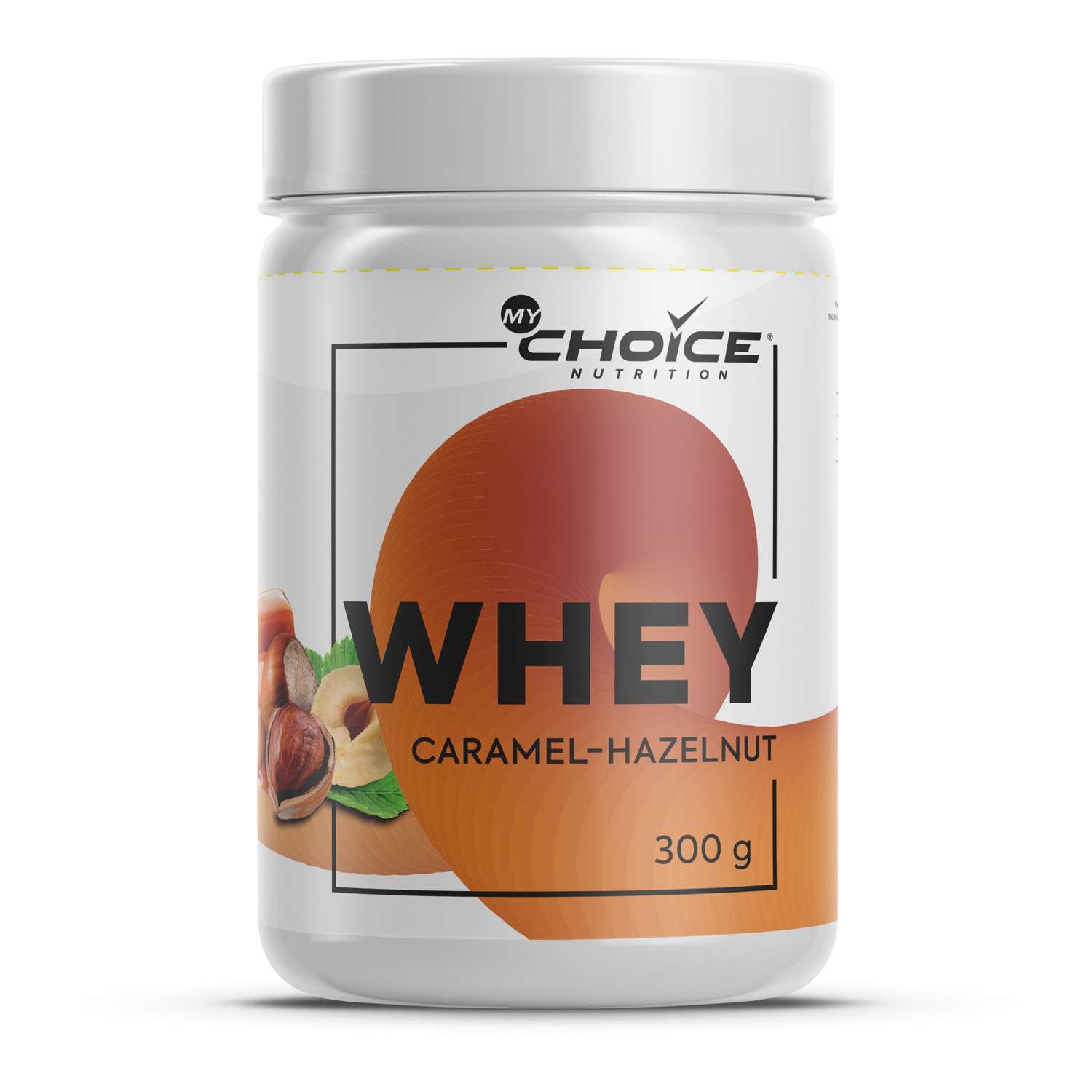 Напиток растворимый MyChoice Nutrition Whey Pro карамель-орех 300г - фото 1