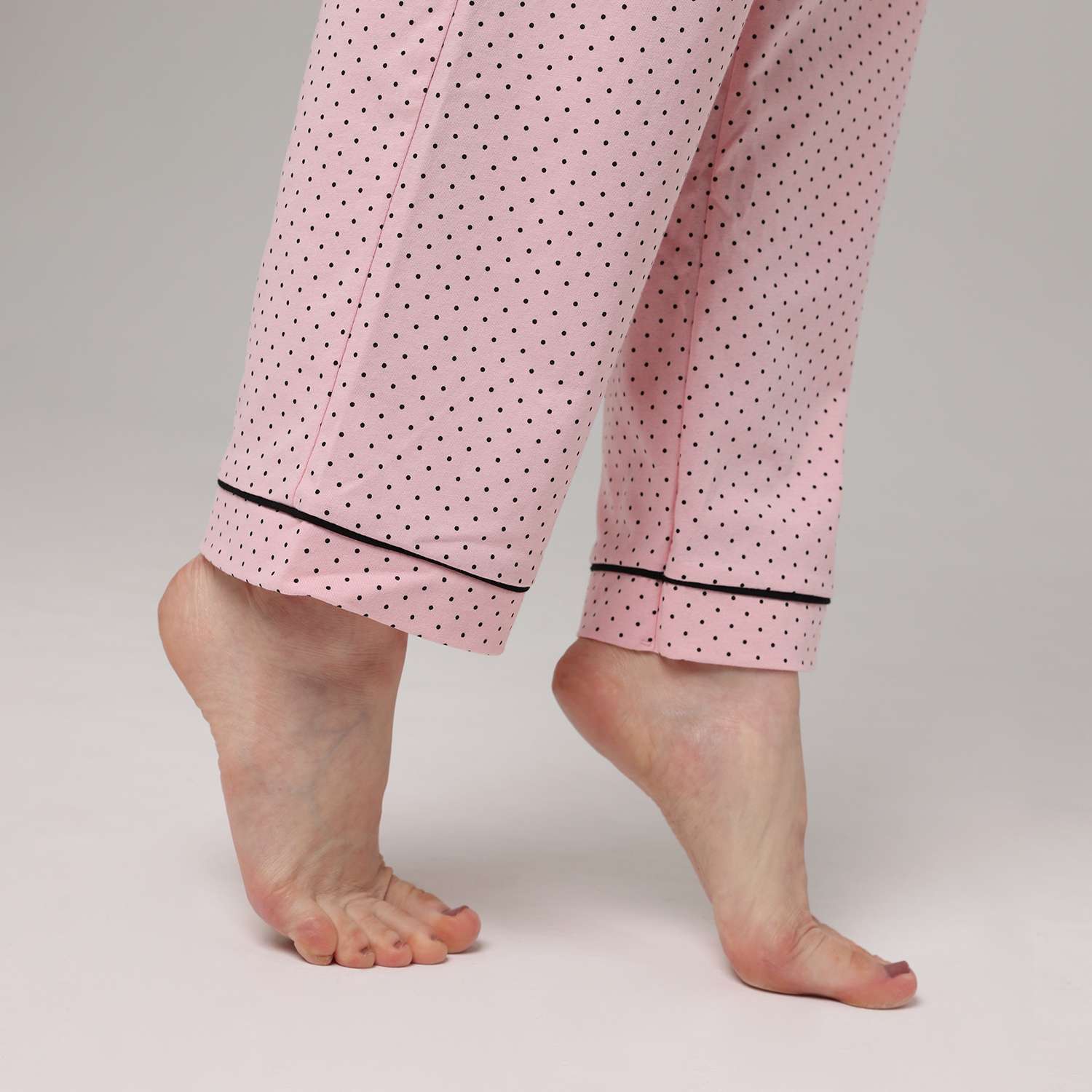 Пижама Мама Эксперт АД4104К(МЭ) Розовый/черный - фото 3