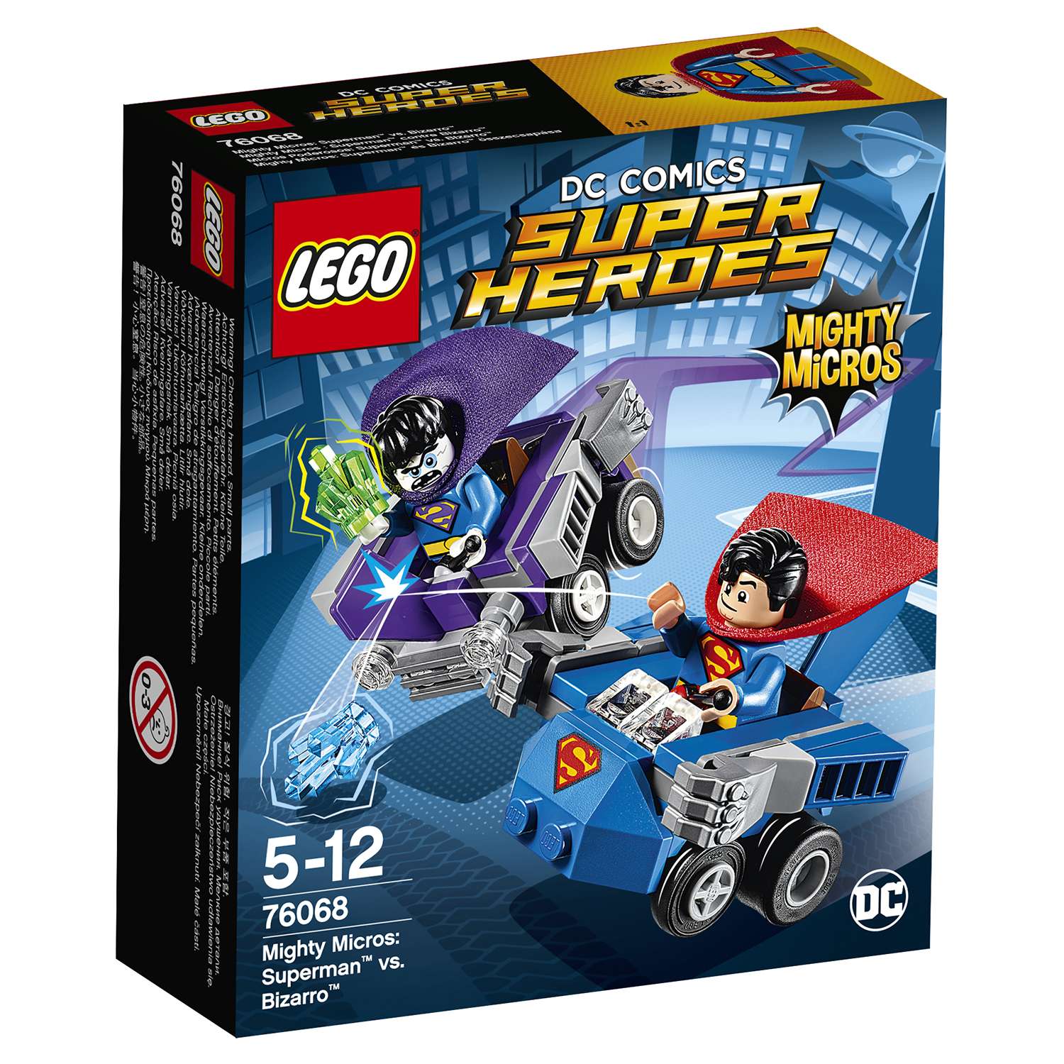 Конструктор LEGO Super Heroes Mighty Micros: Супермен против Бизарро (76068) - фото 2