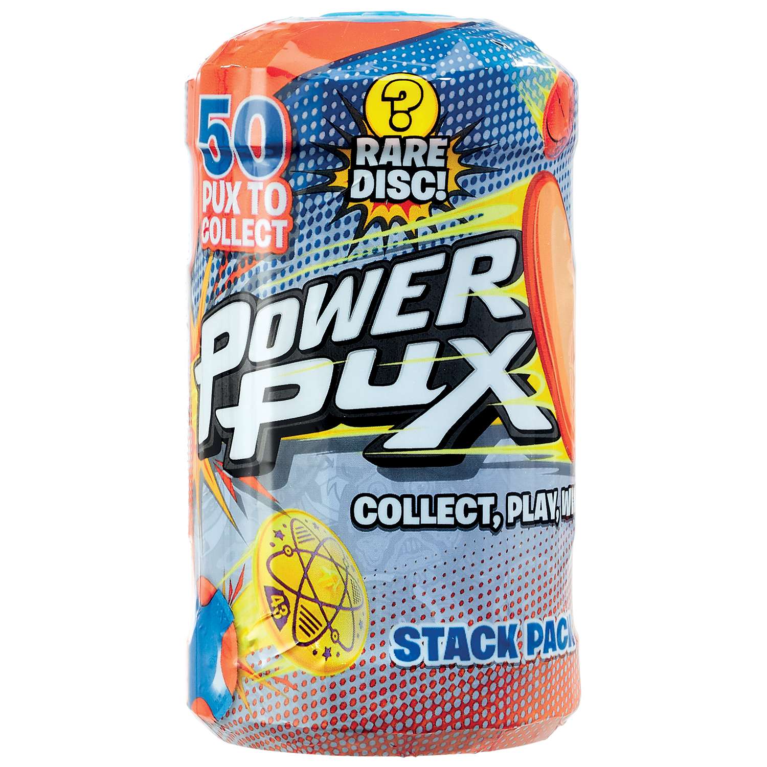 Набор игровой Power Pux 10 прыгающих фишек-флипов с тубой для хранения в непрозрачной упаковке (Сюрприз) 83104 - фото 1