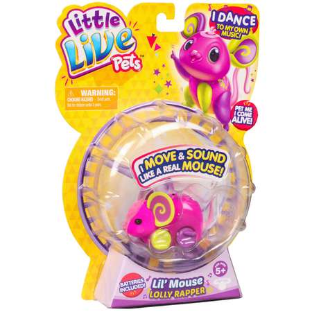 Мышка Little Live Pets Лолли Рэпер