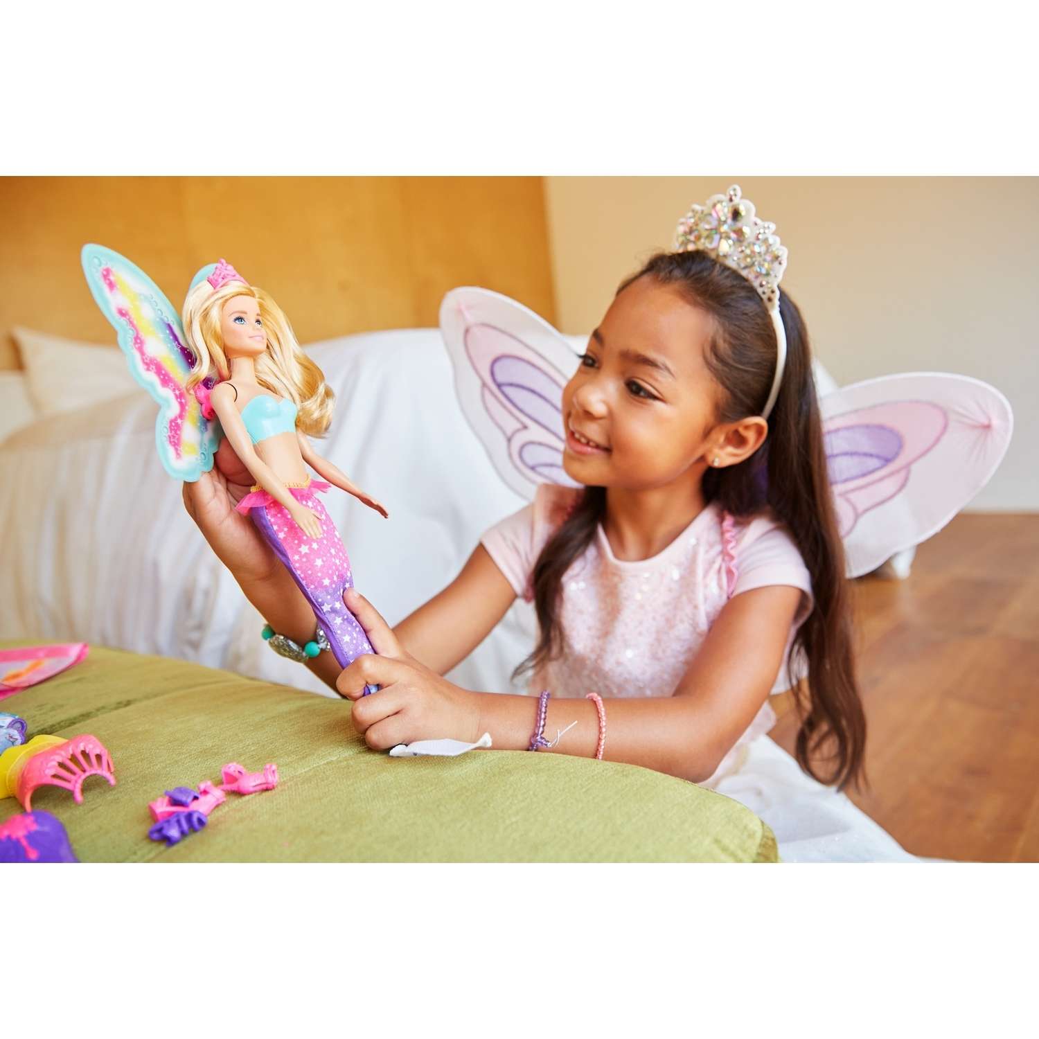 Кукла Barbie Сказочная принцесса фея русалка FJD08 FJD08 - фото 33