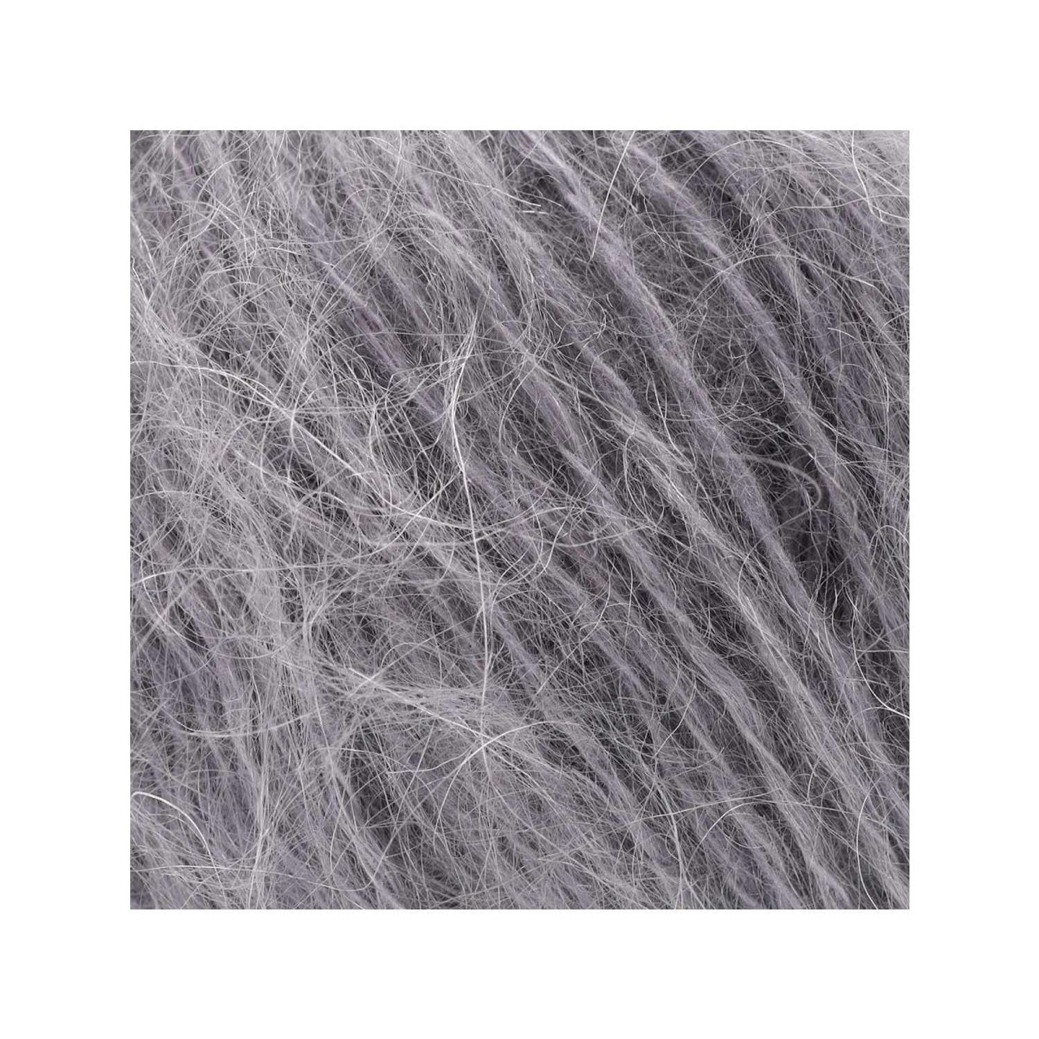 Пряжа Камтекс Мохер голд полушерстяная 50 г 250 м 169 серый 10 мотков - фото 2