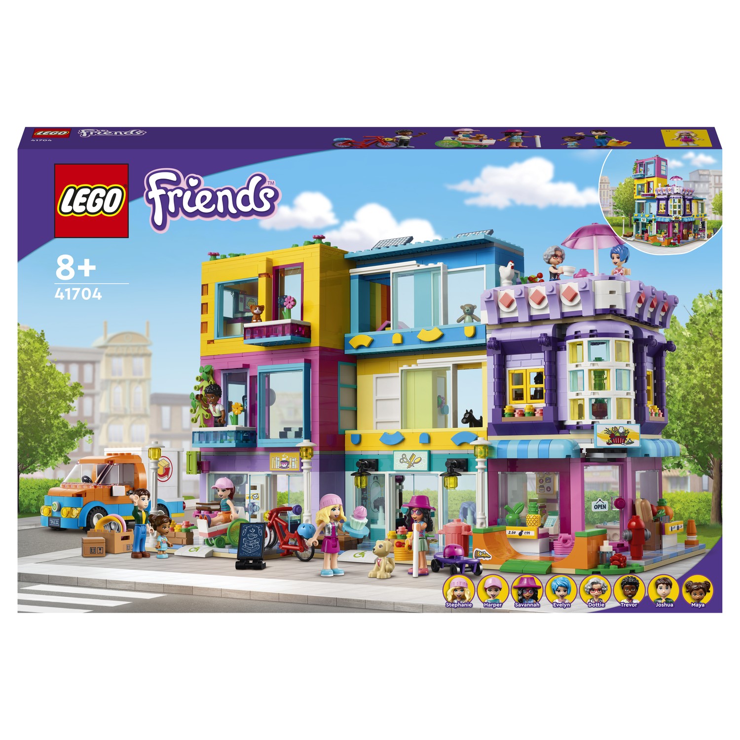 Конструктор LEGO Friends Большой дом на главной улице 41704 купить по цене  11409 ₽ в интернет-магазине Детский мир