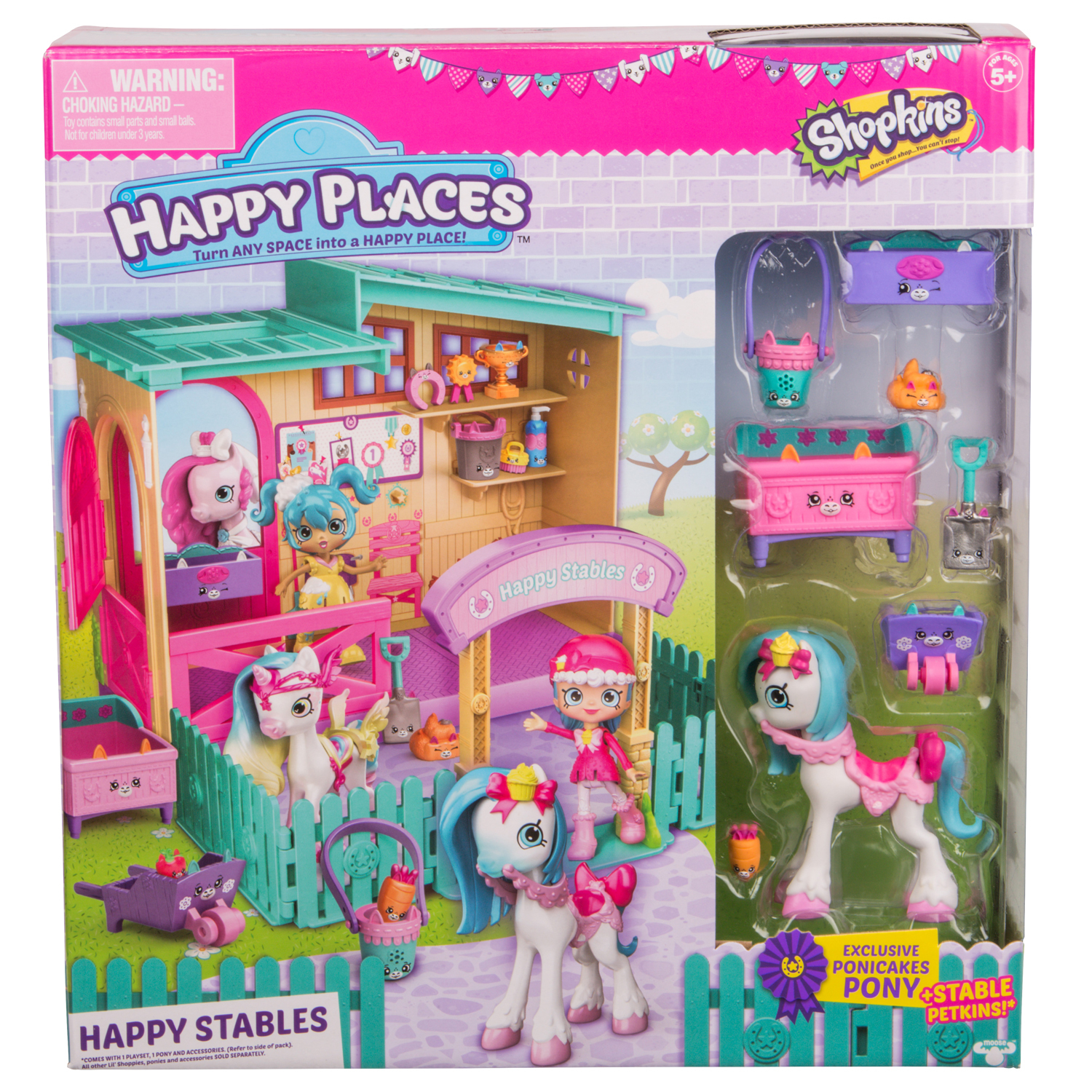 Набор Happy Places Shopkins Веселая конюшня 56688 - фото 3