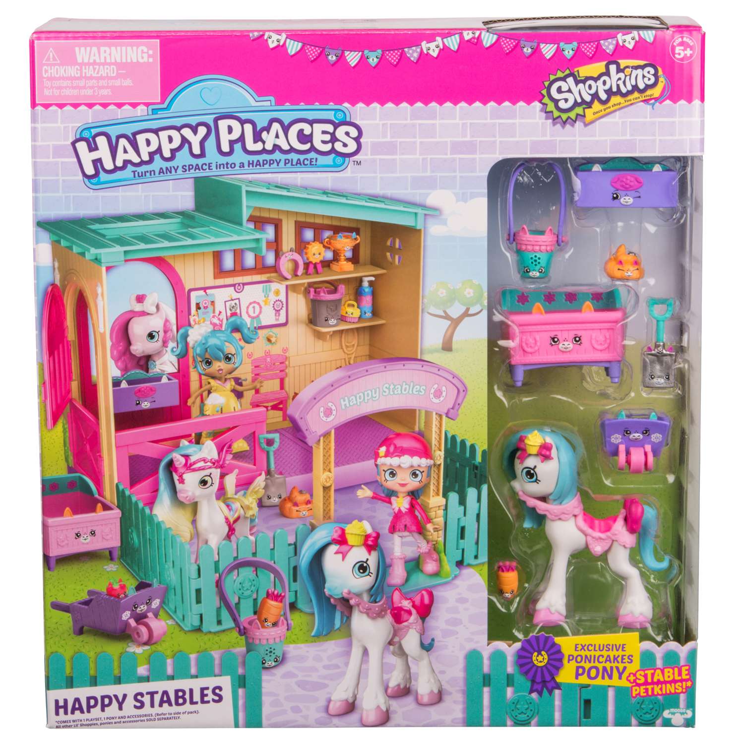 Набор Happy Places Shopkins Веселая конюшня 56688 - фото 3