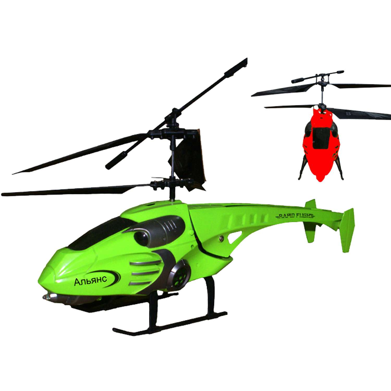 Вертолет радиоуправляемый АЛЬЯНС A104 (гиро) в ассортименте - фото 1