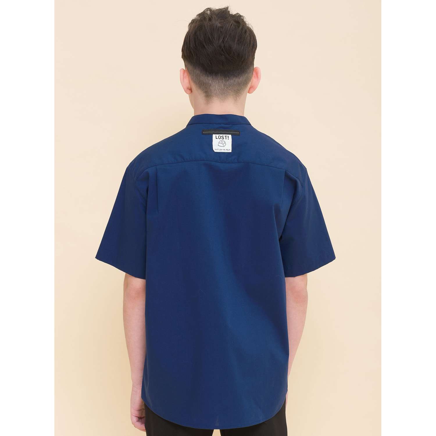 Рубашка PELICAN BWCT7117/Темно-синий - фото 2