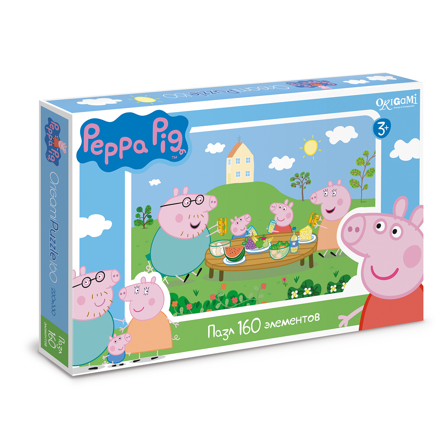 Пазлы ORIGAMI Peppa Pig 160 эл. в ассортименте - фото 5