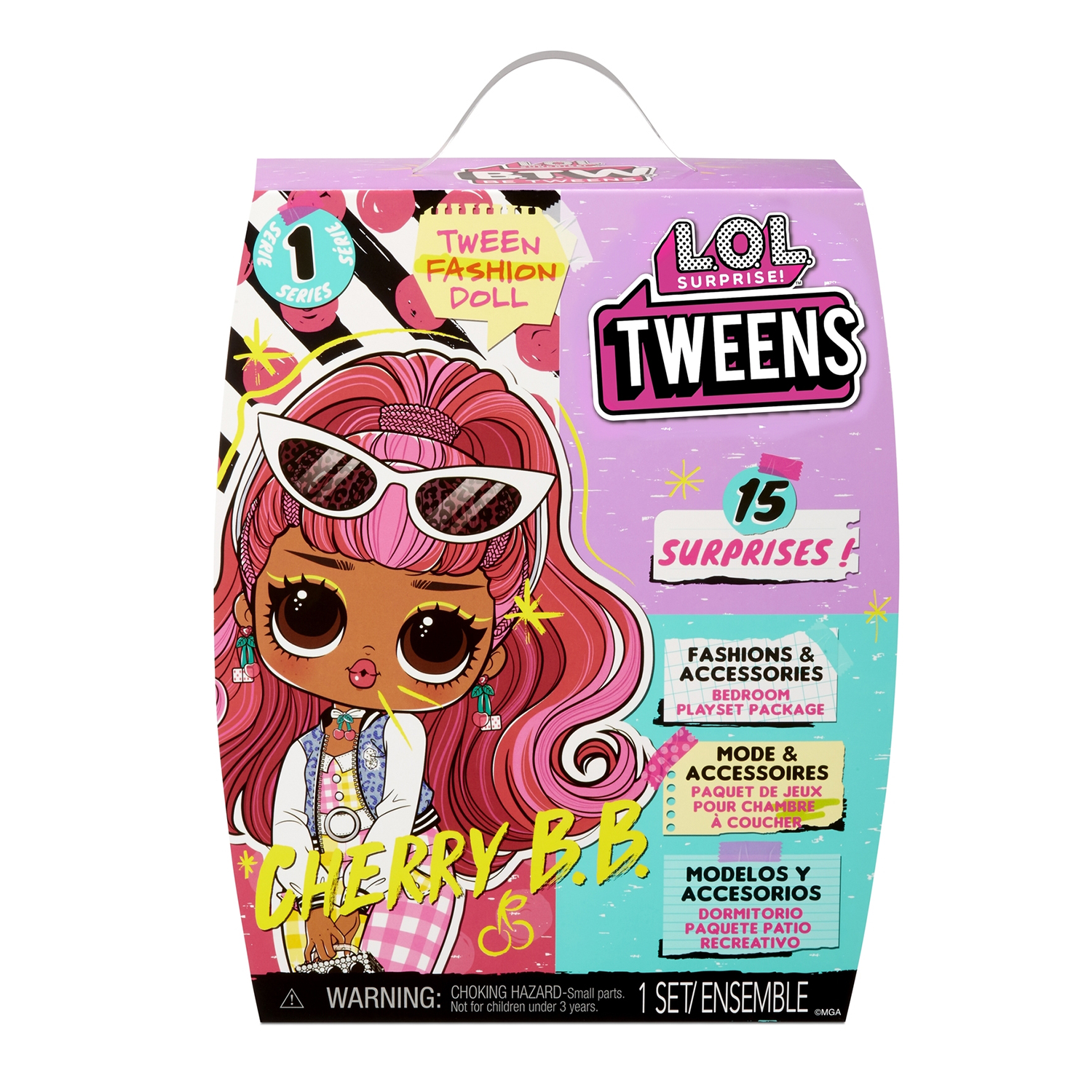 Кукла L.O.L. Surprise! Tweens Doll Cherry B.B. 576709EUC купить по цене  1399 ₽ в интернет-магазине Детский мир