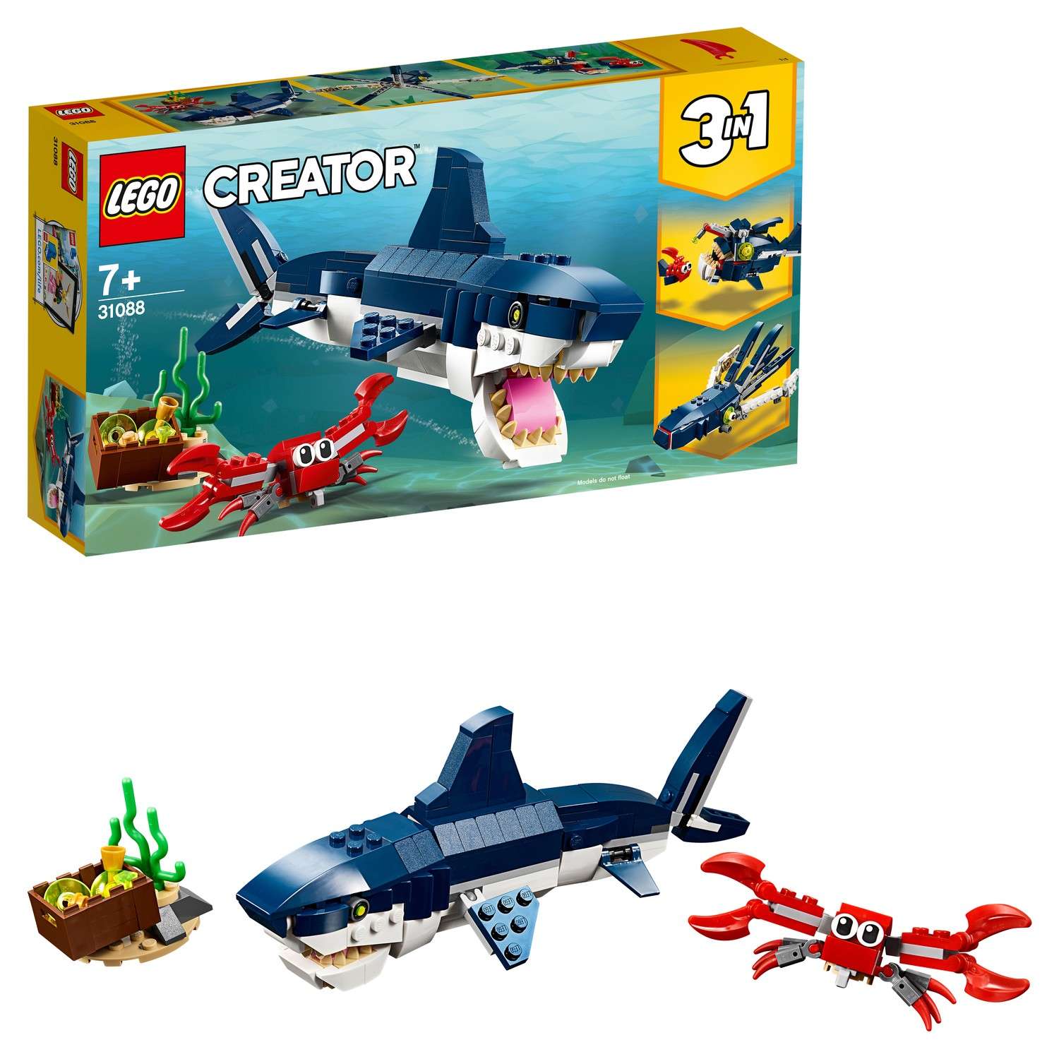 Конструктор LEGO Creator Обитатели морских глубин 31088 - фото 1