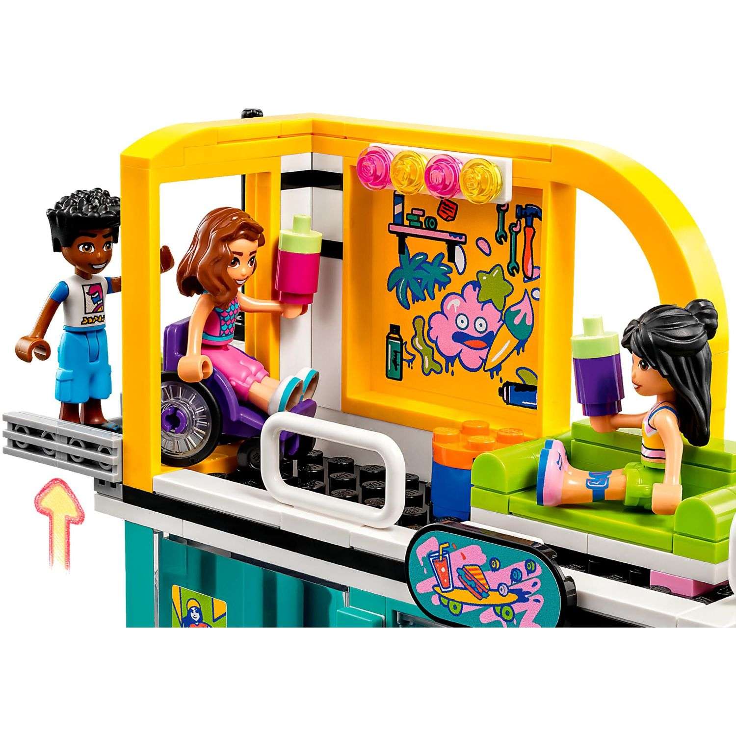 Lego friends sale skateboard park