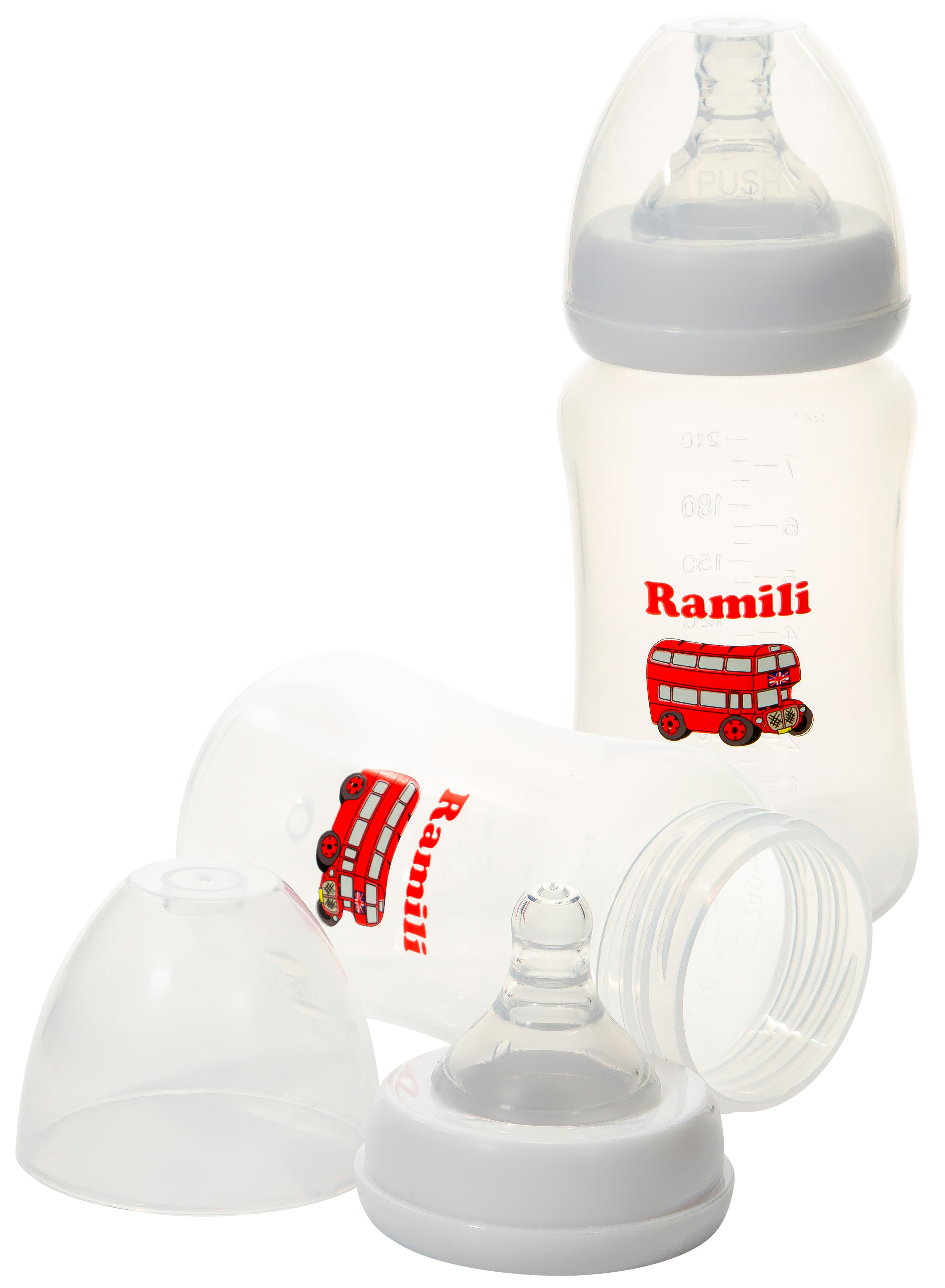 Молокоотсос Ramili Ручной MC200 с двумя бутылочками 240ML - фото 3