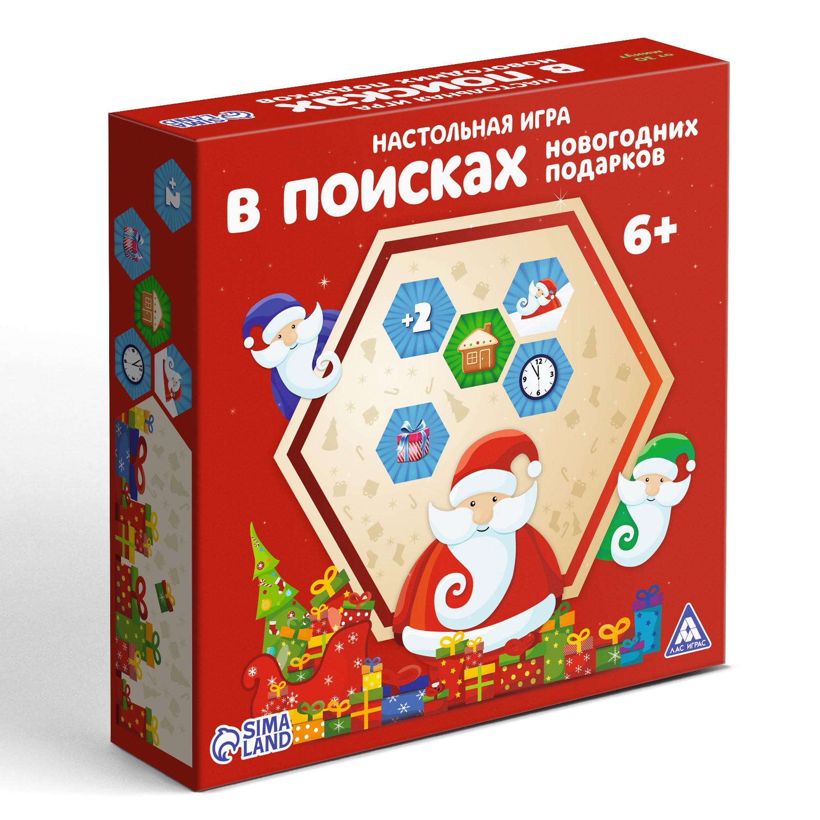 Настольная игра Лас Играс «В поисках новогодних подарков» 66 тайлов - фото 6