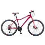 Велосипед STELS Miss-5000 D 26 V020 16 Вишнёвый/розовый