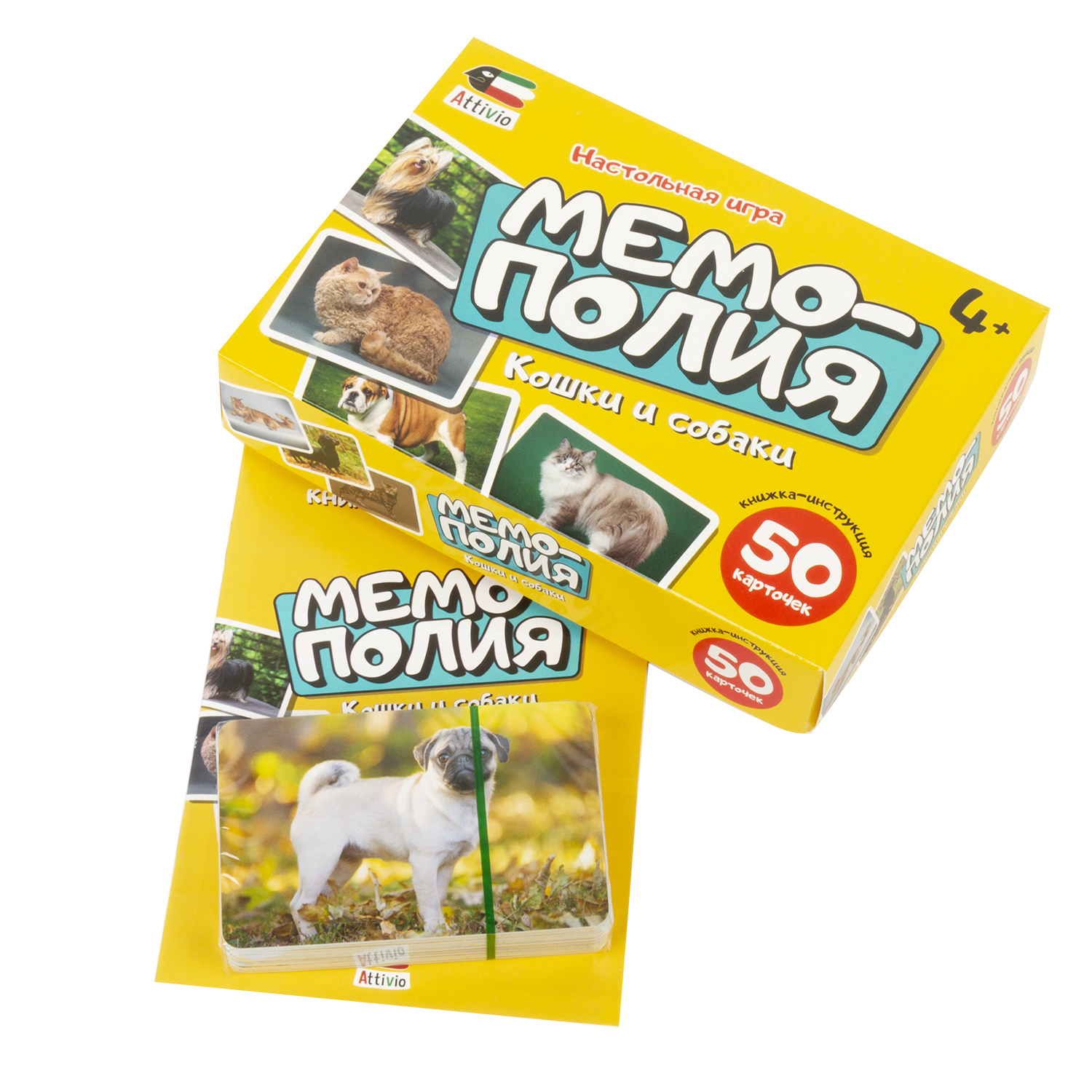 Игра Attivio Мемополия Кошки и собаки 02162 - фото 8