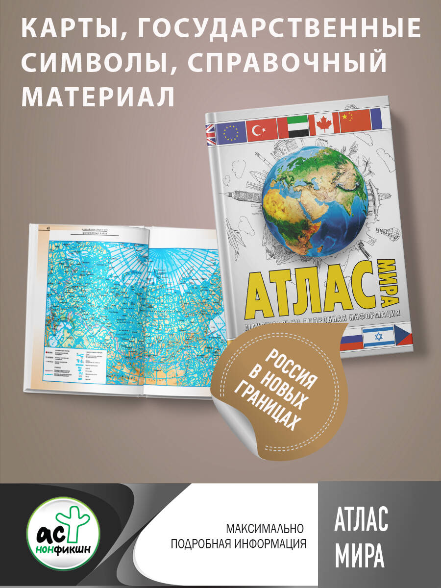 Книга АСТ Атлас мира Максимально подробная информация - фото 4