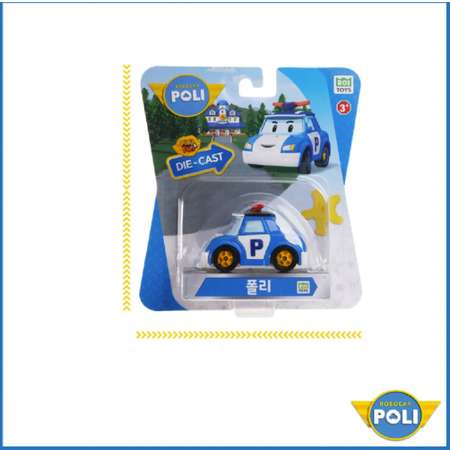 Автомобиль ТОТОША Робот спасатель Robocar Poli 1:72 синий