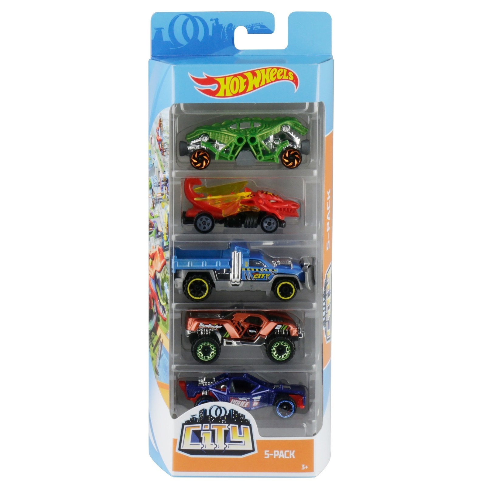 Подарочный набор Hot Wheels из 5 машинок в ассортименте