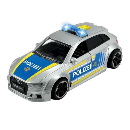 Машинка Dickie 1:32 Audi RS3 полицейская фрикционная с аксессуарами 3713011